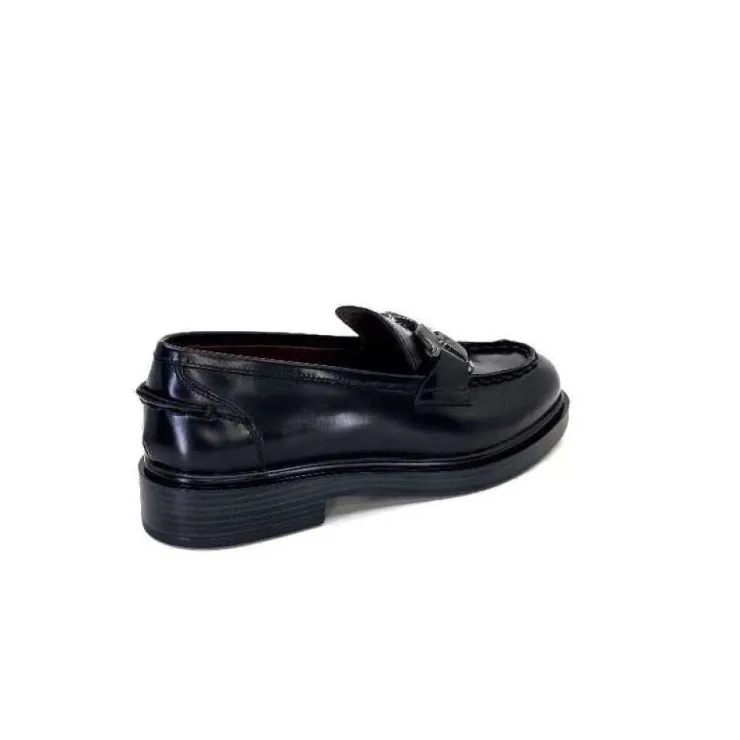 Triver Flight 709.06 Cuir Abrasivato Noir*Femme Mocassins