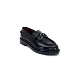 Triver Flight 709.06 Cuir Abrasivato Noir*Femme Mocassins