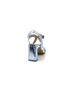 Triver Flight 574.04 Cuir Metal Bleu Ciel*Femme Sandales