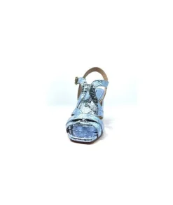 Triver Flight 574.04 Cuir Metal Bleu Ciel*Femme Sandales