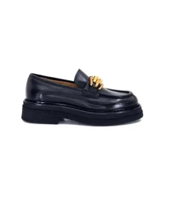 Triver Flight 482-11 Cuir Noir*Femme Mocassins