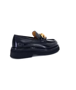 Triver Flight 482-11 Cuir Noir*Femme Mocassins