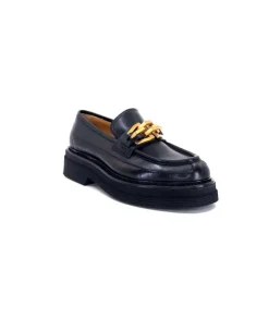 Triver Flight 482-11 Cuir Noir*Femme Mocassins