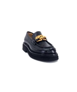 Triver Flight 482-11 Cuir Noir*Femme Mocassins