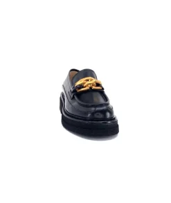 Triver Flight 482-11 Cuir Noir*Femme Mocassins