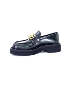 Triver Flight 482-11 Cuir Vert*Femme Mocassins