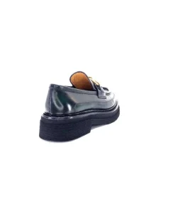 Triver Flight 482-11 Cuir Vert*Femme Mocassins