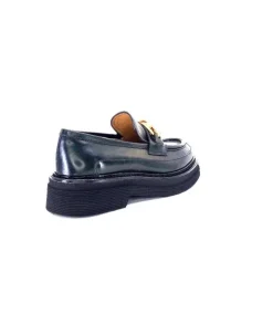 Triver Flight 482-11 Cuir Vert*Femme Mocassins