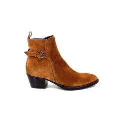 Triver Flight 702.04 Daim Marron Peach*Femme Bottines