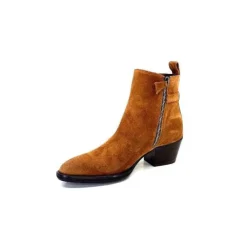 Triver Flight 702.04 Daim Marron Peach*Femme Bottines