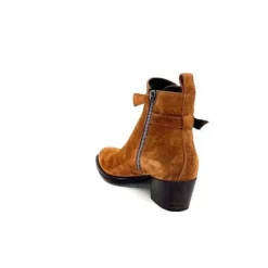 Triver Flight 702.04 Daim Marron Peach*Femme Bottines