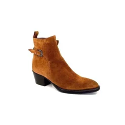 Triver Flight 702.04 Daim Marron Peach*Femme Bottines