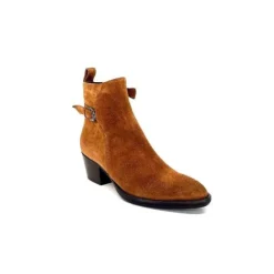 Triver Flight 702.04 Daim Marron Peach*Femme Bottines