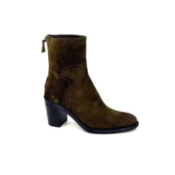 Triver Flight 706.03 Daim Olive*Femme Bottines