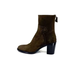 Triver Flight 706.03 Daim Olive*Femme Bottines