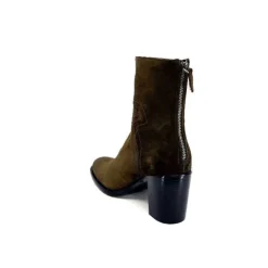 Triver Flight 706.03 Daim Olive*Femme Bottines
