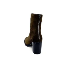 Triver Flight 706.03 Daim Olive*Femme Bottines