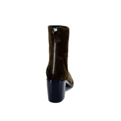 Triver Flight 706.03 Daim Olive*Femme Bottines