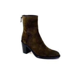 Triver Flight 706.03 Daim Olive*Femme Bottines