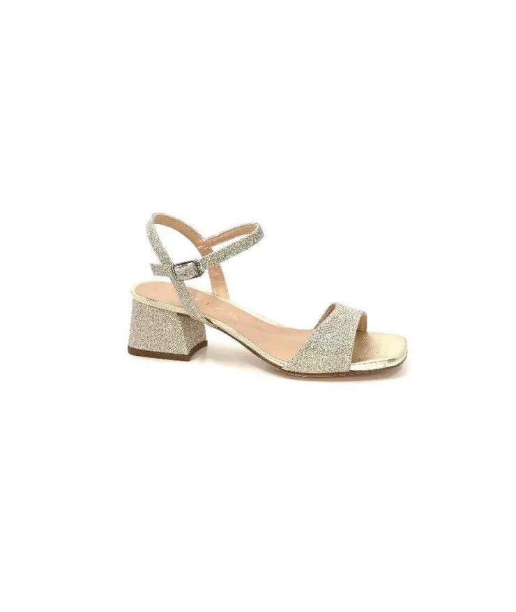 Unisa Kirk Eva Glitter Platine*Femme Sandales