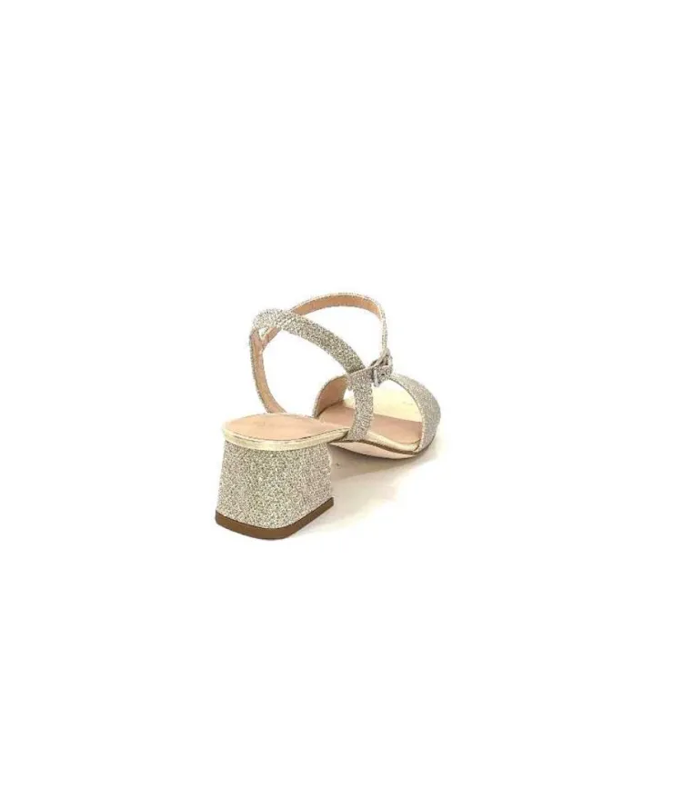 Unisa Kirk Eva Glitter Platine*Femme Sandales