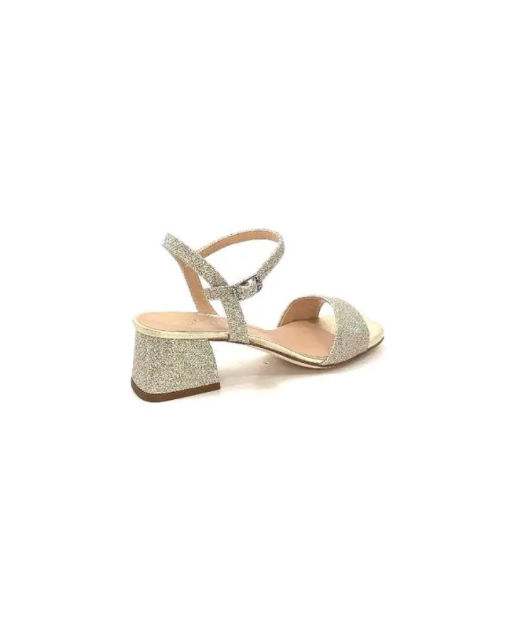 Unisa Kirk Eva Glitter Platine*Femme Sandales