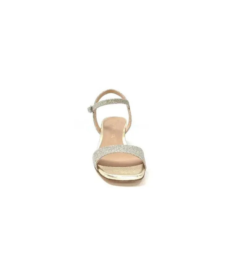 Unisa Kirk Eva Glitter Platine*Femme Sandales