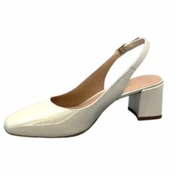 Unisa Lauri Cuir Vernis Creme*Femme Escarpins