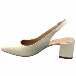Unisa Lauri Cuir Vernis Creme*Femme Escarpins