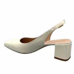 Unisa Lauri Cuir Vernis Creme*Femme Escarpins