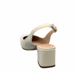 Unisa Lauri Cuir Vernis Creme*Femme Escarpins