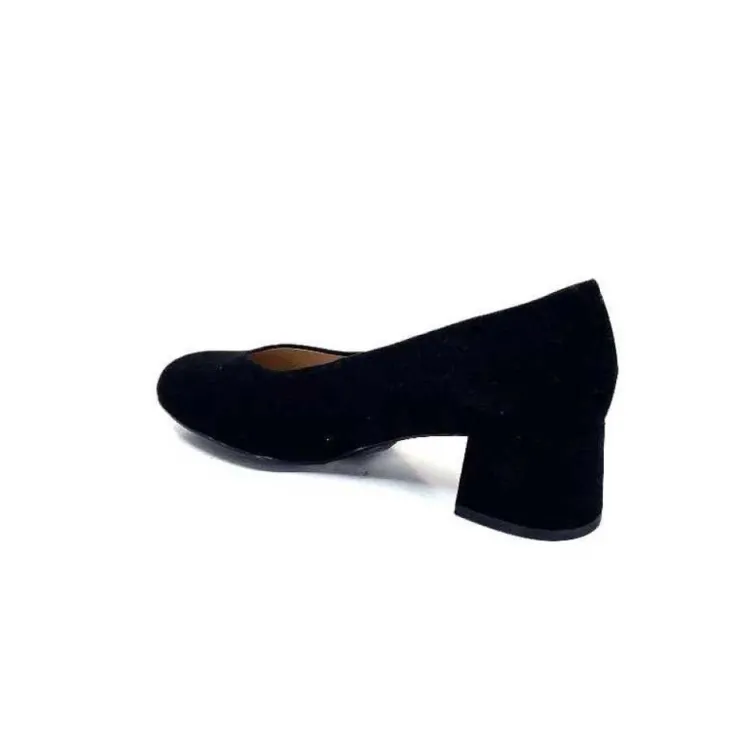 Unisa Loreal Ks Daim Noir*Femme Escarpins