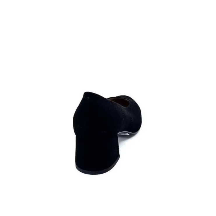 Unisa Loreal Ks Daim Noir*Femme Escarpins