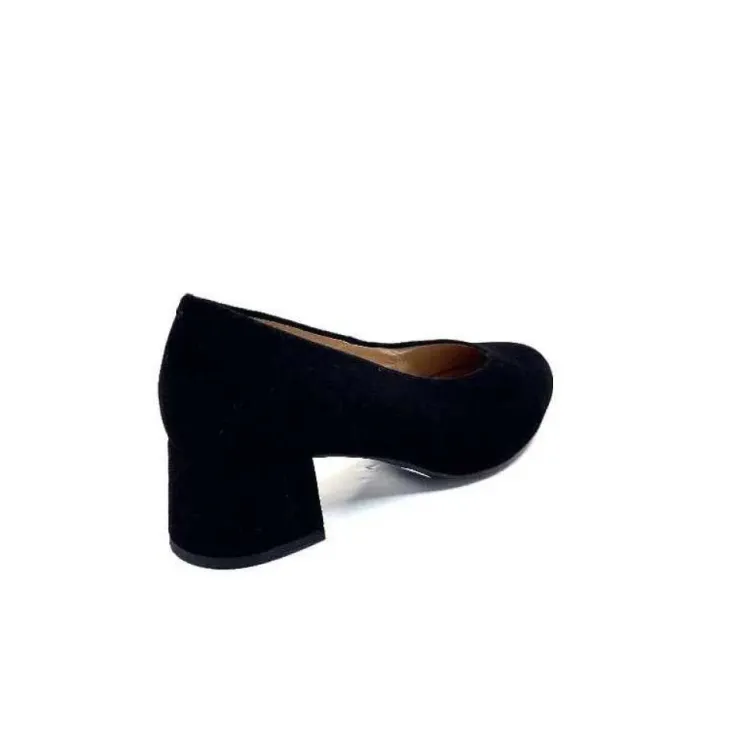 Unisa Loreal Ks Daim Noir*Femme Escarpins