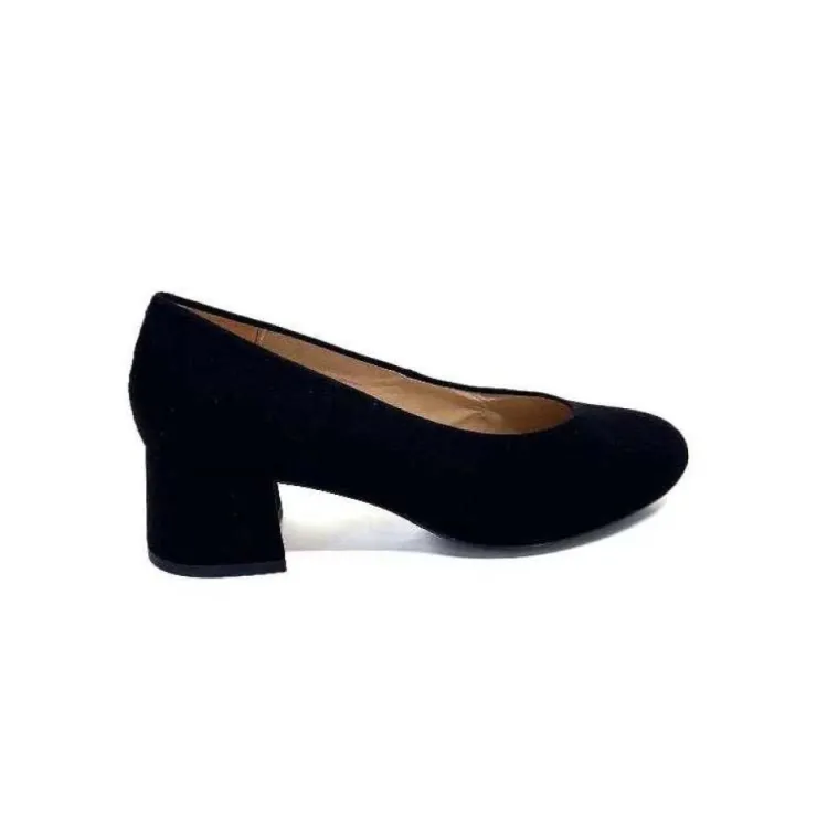 Unisa Loreal Ks Daim Noir*Femme Escarpins