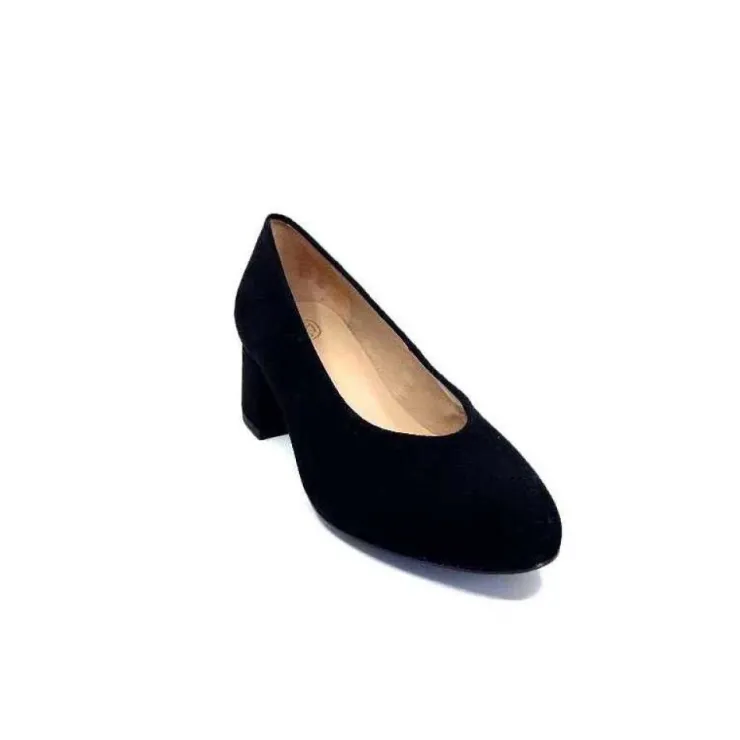 Unisa Loreal Ks Daim Noir*Femme Escarpins