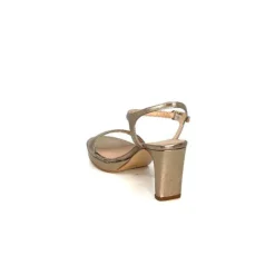 Unisa Soro Cuir Metal Bronze*Femme Sandales