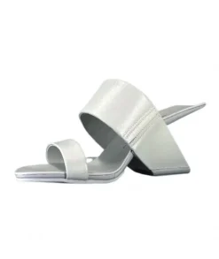 United Nude Loop Hi Cuir Gris*Femme Mules