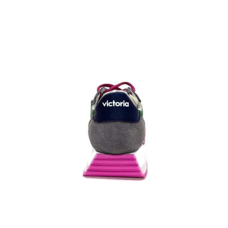 Victoria 1134105 Antracite & Vert*Femme Baskets