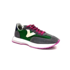 Victoria 1134105 Antracite & Vert*Femme Baskets