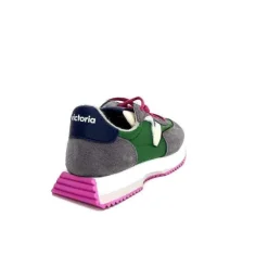 Victoria 1134105 Antracite & Vert*Femme Baskets