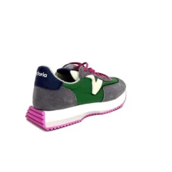 Victoria 1134105 Antracite & Vert*Femme Baskets