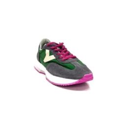 Victoria 1134105 Antracite & Vert*Femme Baskets