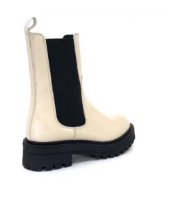 We Do 99465 B Cuir Beige Lin*Femme Bottines