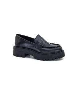 We Do 11244 Cuir Noir*Femme Mocassins