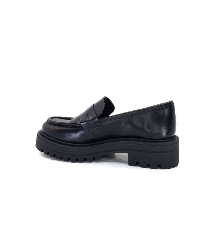 We Do 11244 Cuir Noir*Femme Mocassins