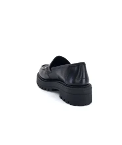 We Do 11244 Cuir Noir*Femme Mocassins