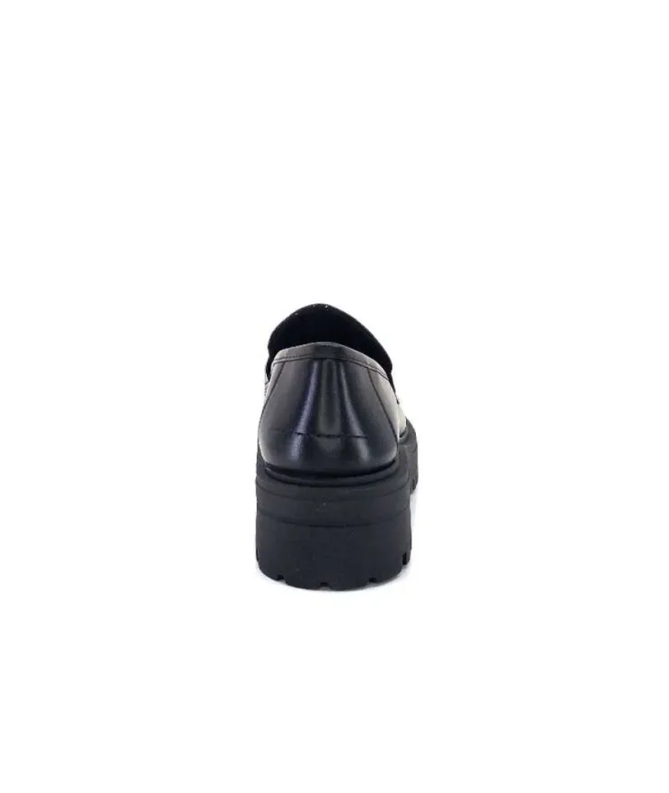 We Do 11244 Cuir Noir*Femme Mocassins