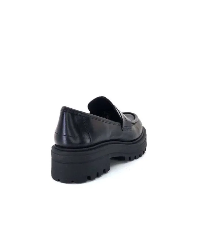 We Do 11244 Cuir Noir*Femme Mocassins