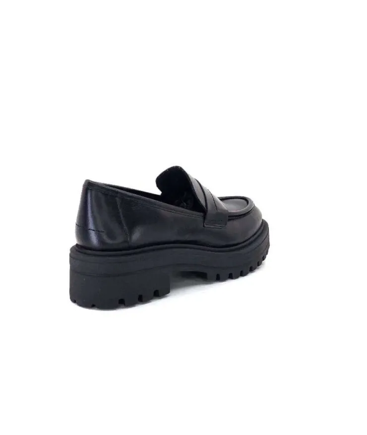 We Do 11244 Cuir Noir*Femme Mocassins